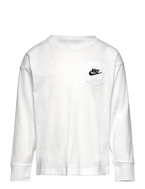 Lk-L/S Knit Top Nike White