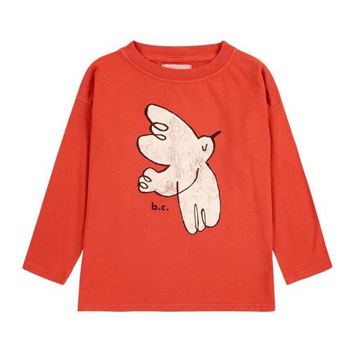 Se Bobo Choses Freedom Bird Langærmet T-shirt Rød | Rød | 6-7 years ved Babyshop