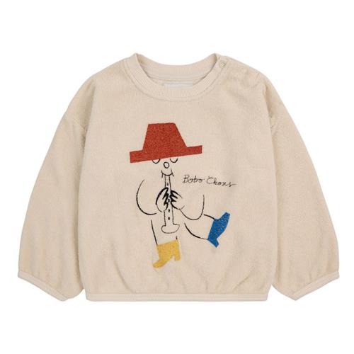 Bobo Choses Magic Flute Baby Sweatshirt Naturhvid |  | 12 months