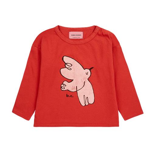 Bobo Choses Freedom Bird Langærmet Baby T-shirt Rød | Rød | 12 months