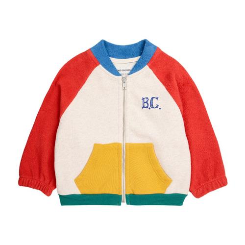 Bobo Choses B.C Kontrastfarvet Baby Sweatshirt Med Lynlås Multifarvet |  | 12 months