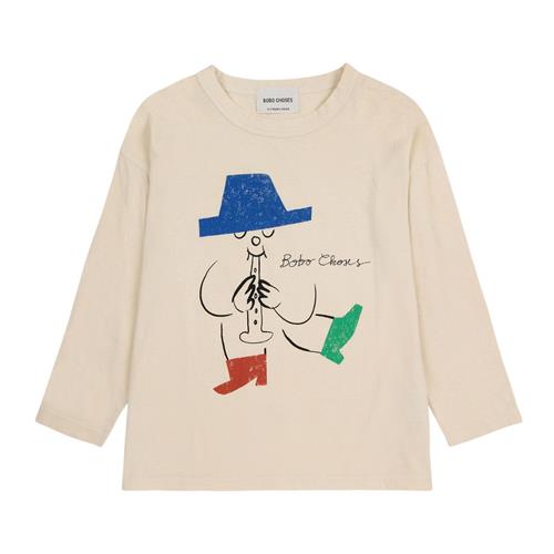 Bobo Choses Magic Flute Player Langærmet T-shirt Naturhvid | Hvid | 6-7 years