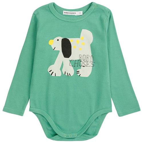 Se Bobo Choses Fairy Dog Babybody Grøn | Grønn | 18 months ved Babyshop