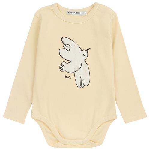 Se Bobo Choses Freedom Bird Babybody Lysegul | Gul | 24 months ved Babyshop