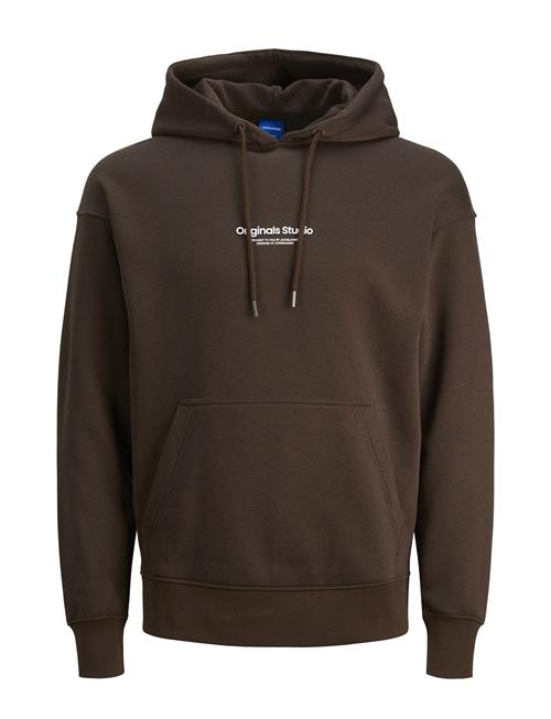 Se Jack & Jones Jorvesterbro Sweat Hood Noos Jack & J S Brown ved Booztlet