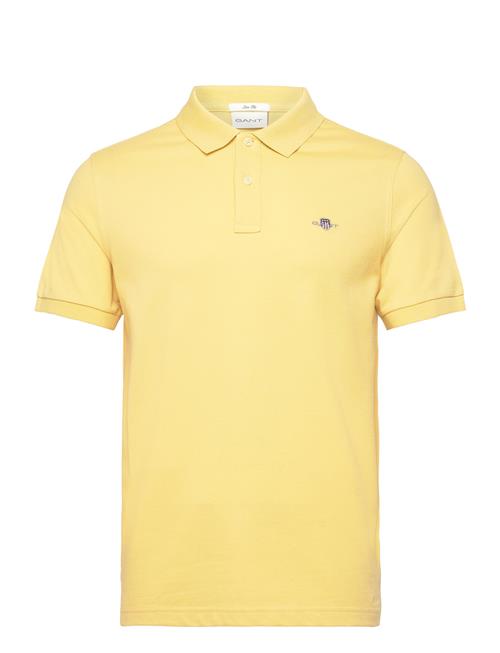 GANT Slim Shield Ss Pique Polo GANT Yellow