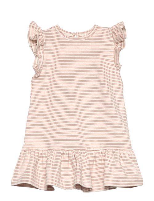 Huttelihut Dress Ns Striped Rib Huttelihut Pink