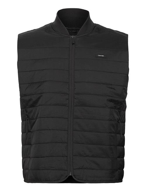 Calvin Klein Packable Crinkle Quilt Vest Calvin Klein Black