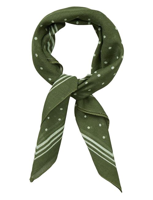 Se Becksöndergaard Devi Cotta Scarf Becksöndergaard Khaki ved Booztlet