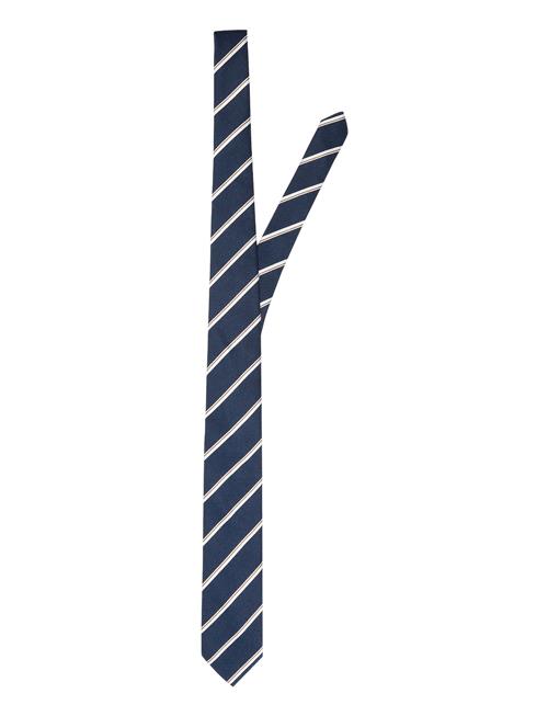 Slhlane Stripe Tie Noos Selected Navy