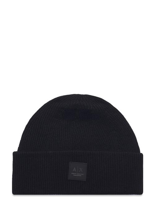 Se Armani Exchange Beanie Hat Armani Exchange Black ved Booztlet