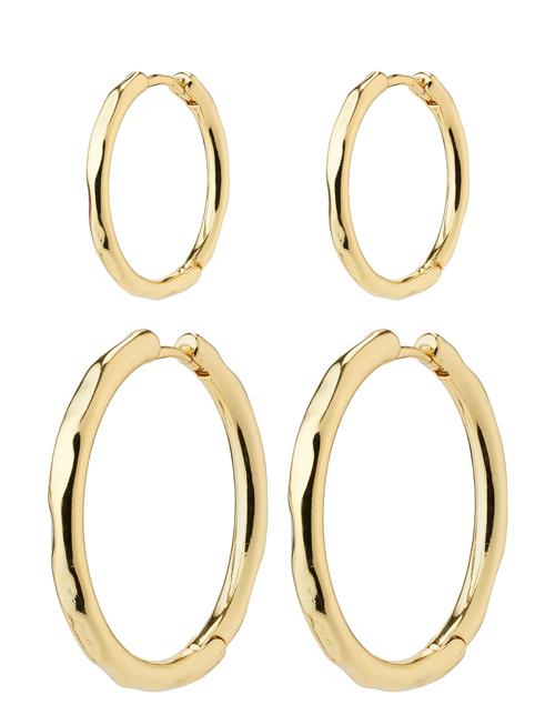 Pilgrim Eve Hoop Earrings 2-In-1 Set Pilgrim Gold