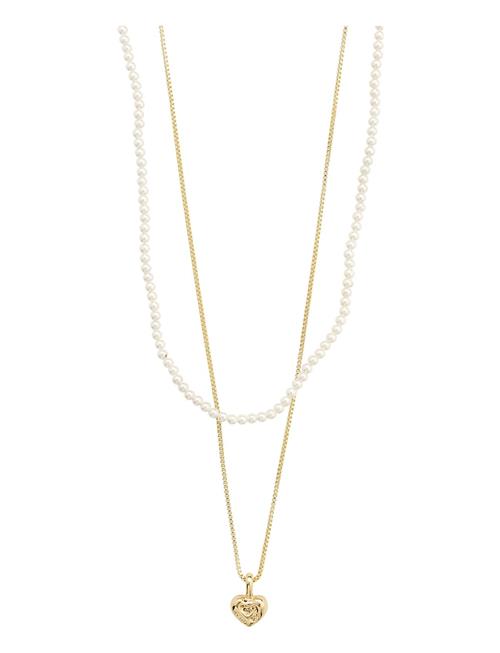 Arlet Necklace 2-In-1 Set Pilgrim Gold