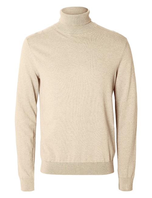 Slhberg Roll Neck Noos Selected Beige
