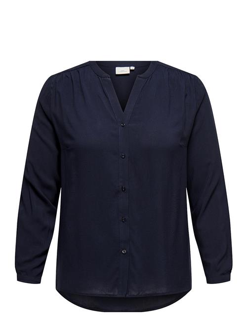 ONLY Carmakoma Caranita Ls Shirt Aop ONLY Carmakoma Navy