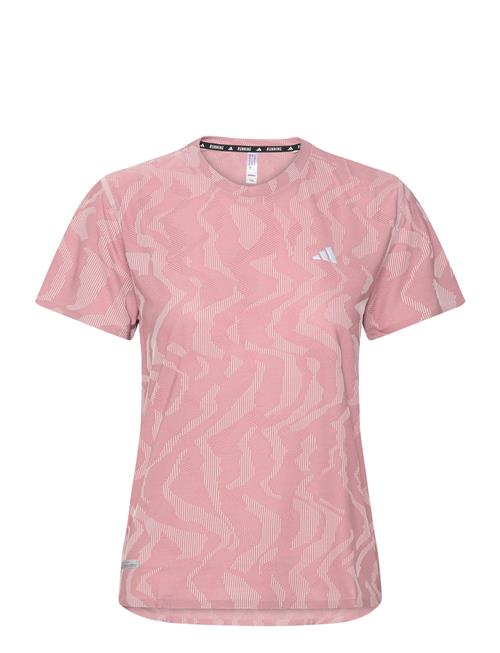 Se adidas Performance Ultimate Engineered Running T-Shirt Adidas Performance Pink ved Booztlet