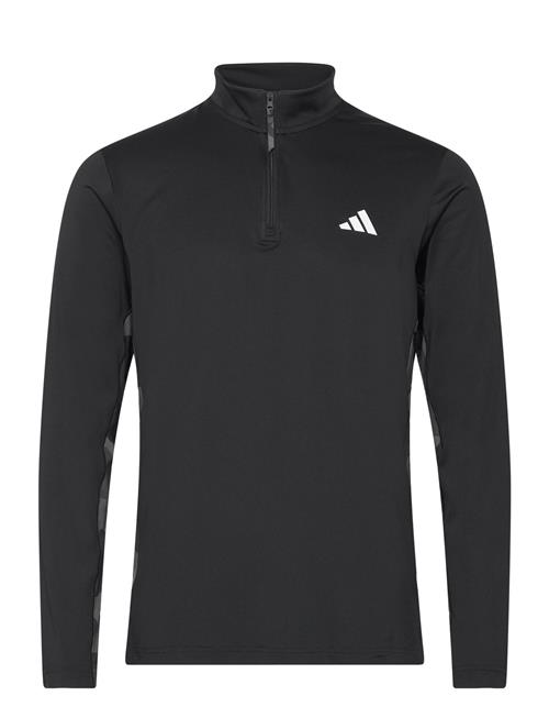 Se adidas Performance Adidas Train Essentials Camo Training 1/4 Zip Longsleeve Adidas Performance Black ved Booztlet