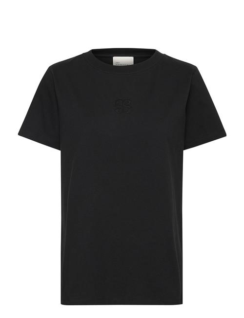 My Essential Wardrobe Seattlemw Logo Emb. Tee My Essential Wardrobe Black