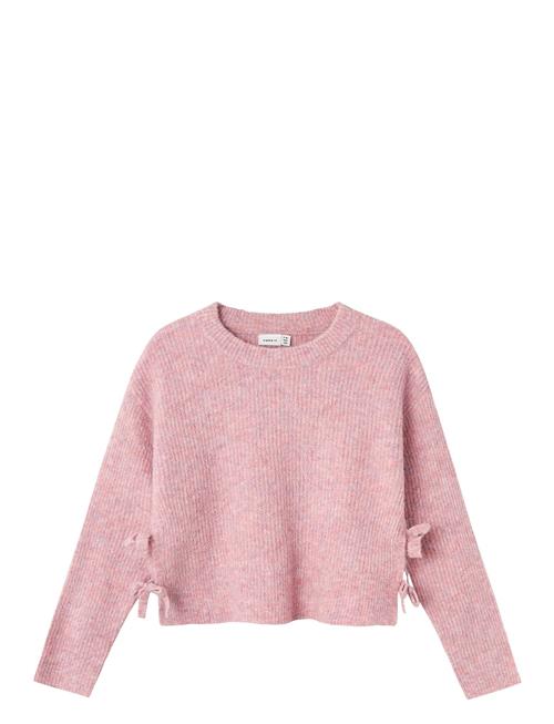 Nkflinnea Ls Loose Short Knit Name It Pink