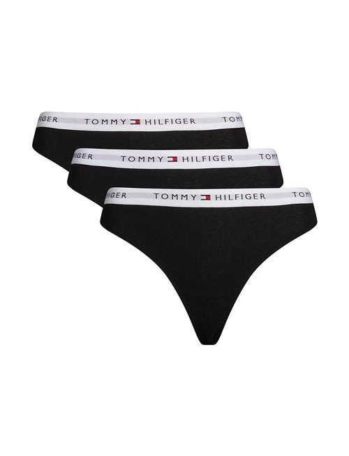 Tommy Hilfiger 3 Pack Thong Tommy Hilfiger Black