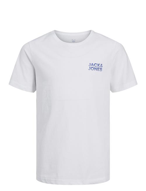 Se Jack & Jones Jjstyd Chest Brand Tee Ss Ln Jnr Jack & J S White ved Booztlet