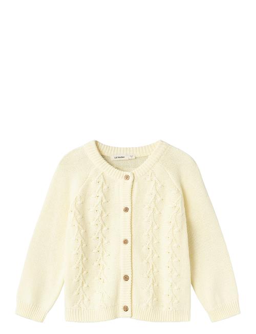 Lil'Atelier Nmfkaja Ls Knit Card Lil Lil'Atelier Yellow