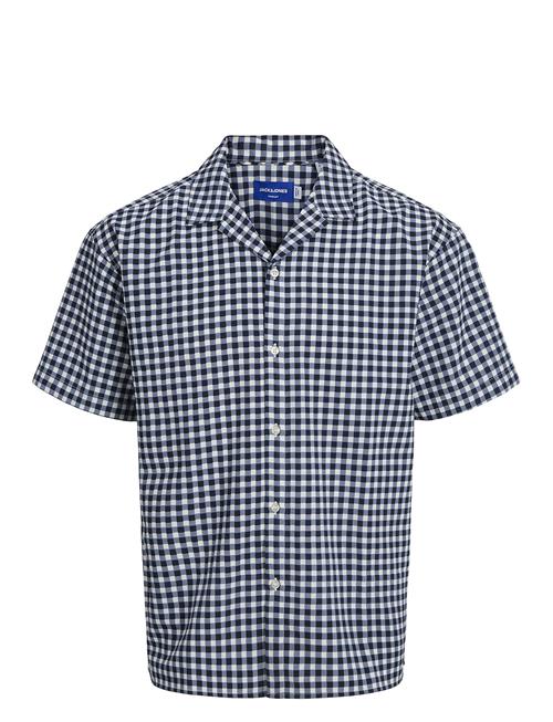 Jack & Jones Jorjeff Jacquard Shirt Ss Ln Styd24 Jack & J S Navy