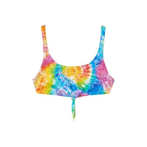 Banana Moon Nouo Sunwash Print Bikini Top | Blå | 12 years