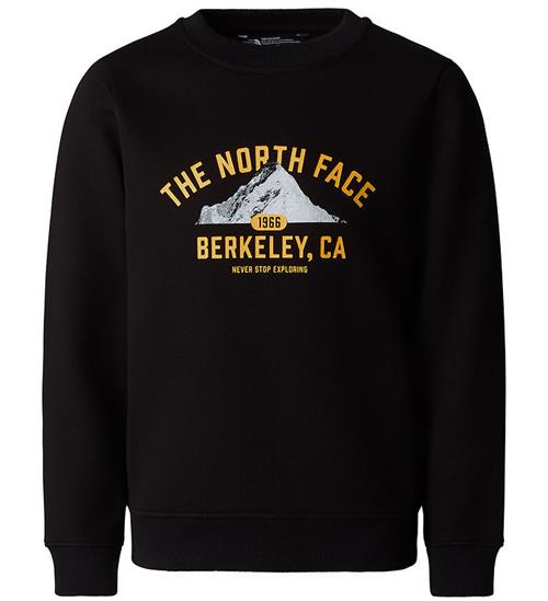 The North Face The North Face Sweatshirt - Varsity Graphic - Sort/Orange