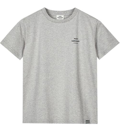 Mads NÃ¸rgaard Mads NÃ¸rgaard T-shirt - Thorlino - Light Grey Melange