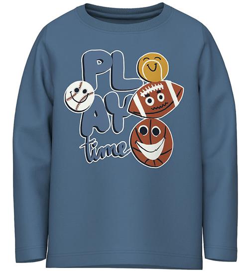 Se Name It Bluse - NmmVux - Coronet Blue/Play Time ved KidsWorld