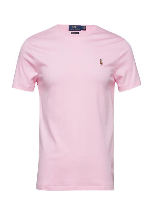 Se Polo Ralph Lauren Custom Slim Fit Soft Cotton T-Shirt Polo Ralph Lauren Pink ved Booztlet