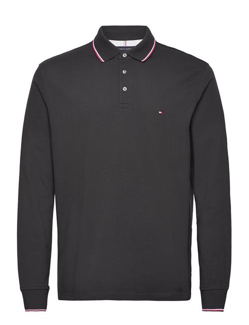 Tommy Hilfiger 1985 Rwb Tipped Slim Ls Polo Tommy Hilfiger Black