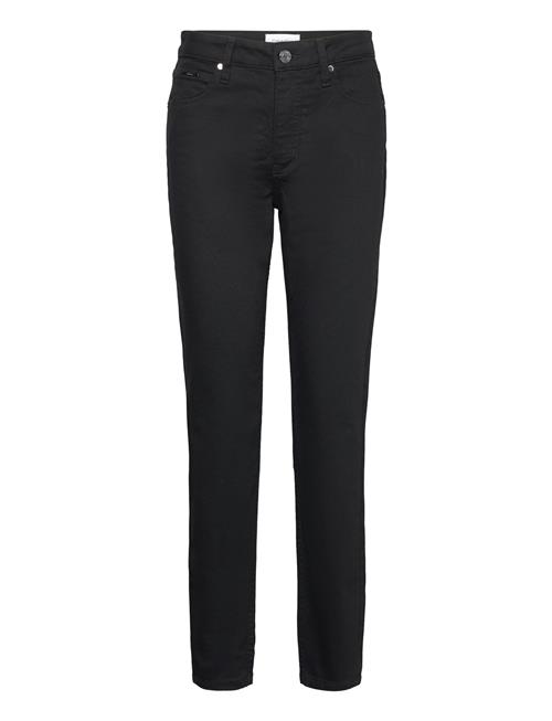 Se Calvin Klein Mid Rise Slim - Infinite Black Calvin Klein Black ved Booztlet