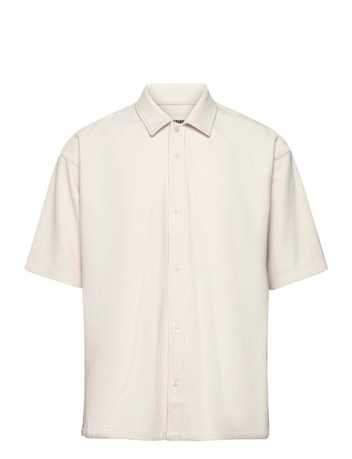 Wbbanks Plisse Shirt Woodbird Beige