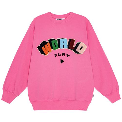 Molo GOTS Monti Sweatshirt Shocking Pink | Lyserød | 116 cm