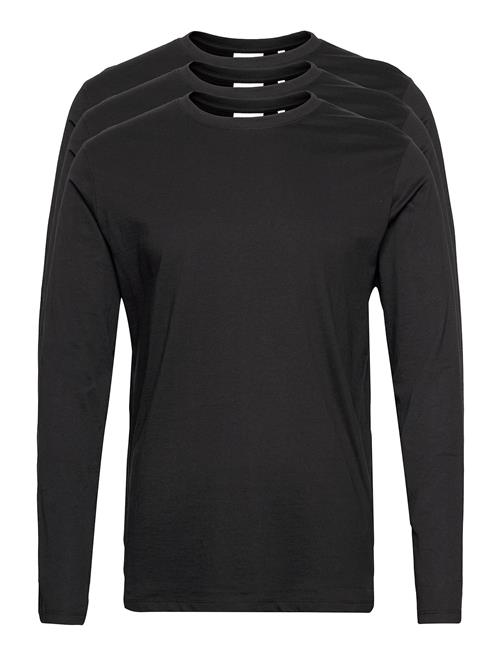 3Pk Basic Tee L/S Lindbergh Black