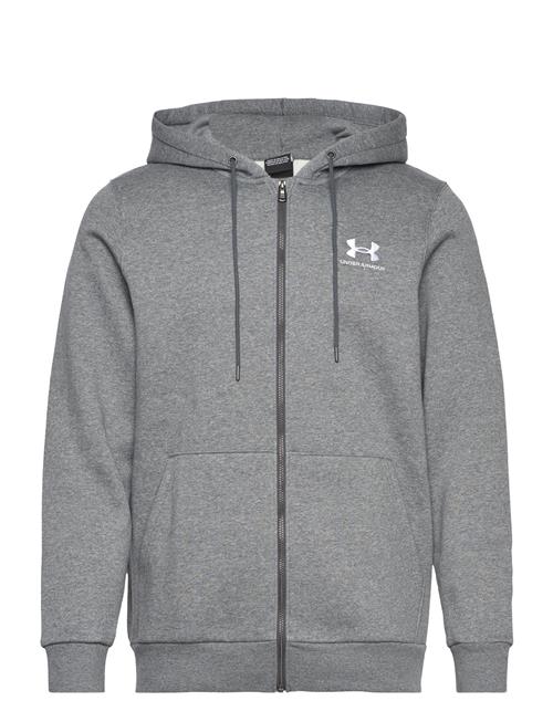 Se Under Armour Ua Essential Fleece Fz Hood Under Armour Grey ved Booztlet