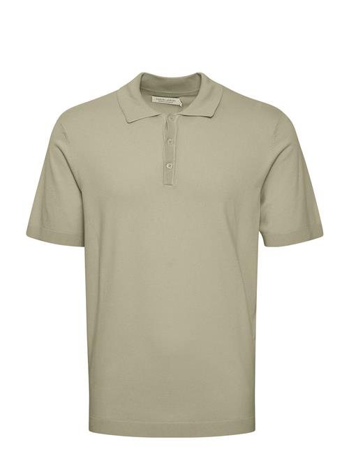 Se Casual Friday Cfkarl Ss Polo Knit Casual Friday Green ved Booztlet