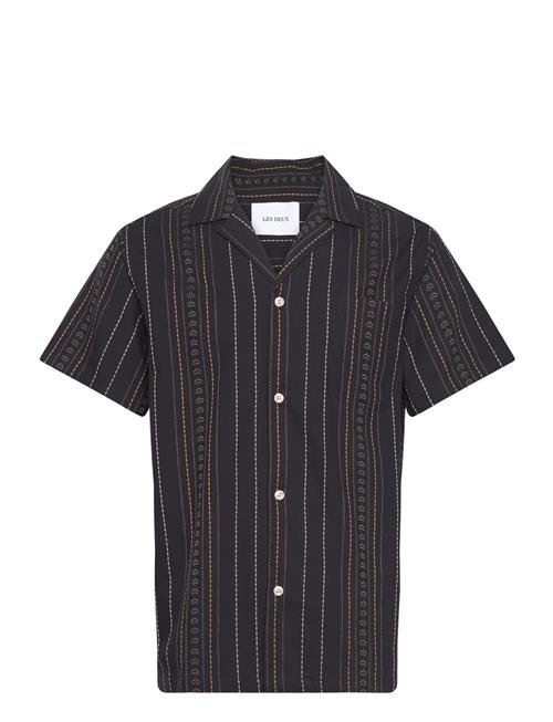 Leo Embroidery Ss Shirt Les Deux Black