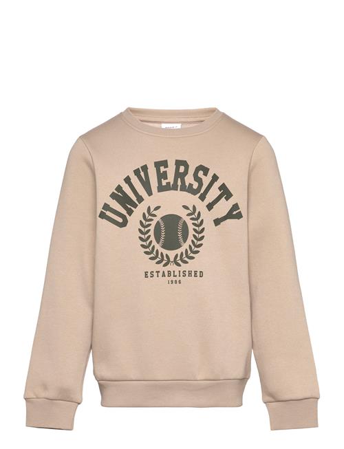 Nkntille Ls Sweat Bru Noos Name It Beige