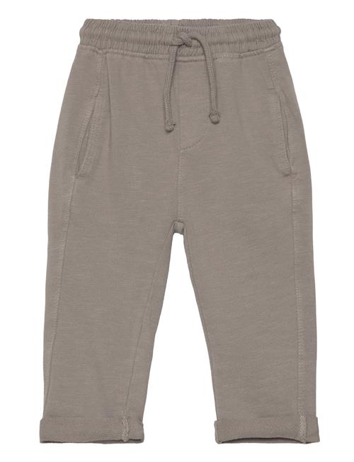 Mango Cotton Jogger-Style Trousers Mango Brown