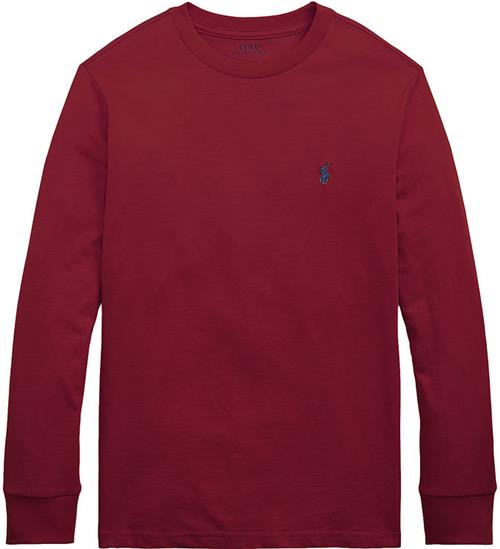 Se Polo Ralph Lauren Bluse - BordeauxrÃ¸d ved KidsWorld