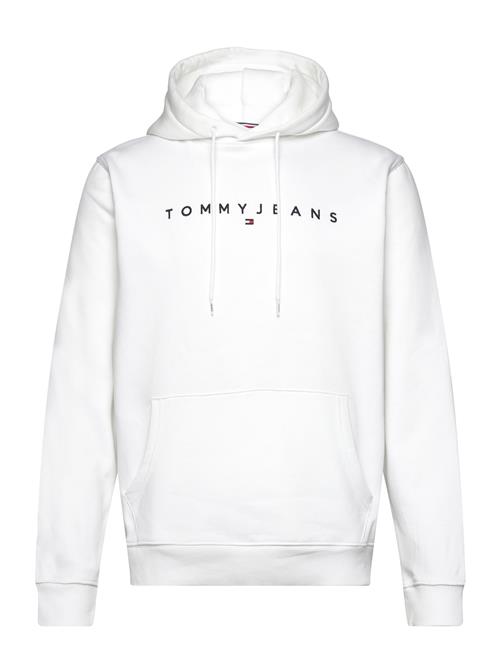 Tommy Jeans Tjm Reg Linear Logo Hoodie Ext Tommy Jeans White