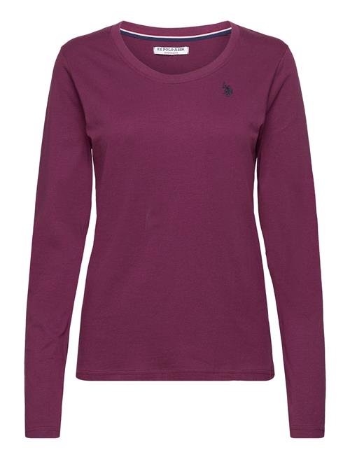 Se U.S. Polo Assn. Uspa Ls Shirt Bridget Women U.S. Polo Assn. Purple ved Booztlet