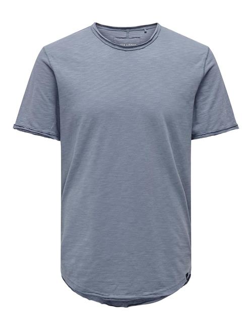 Se ONLY & SONS Onsbenne Longy Ss Tee Nf 7822 Noos ONLY & SONS Blue ved Booztlet