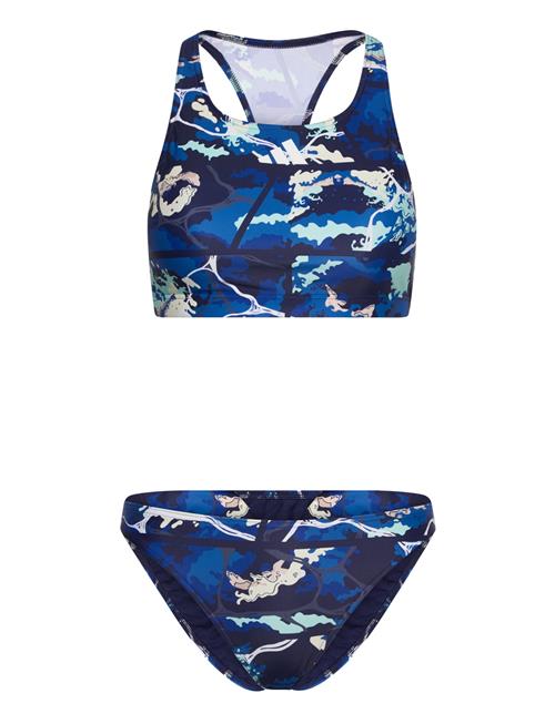 Graphic Y-Back Bikini Adidas Performance Blue