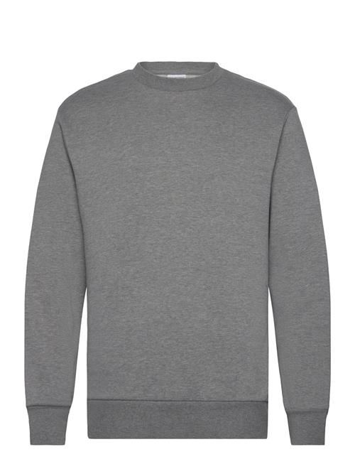 Slhreg-Dan Sweat Crew Neck Selected Grey