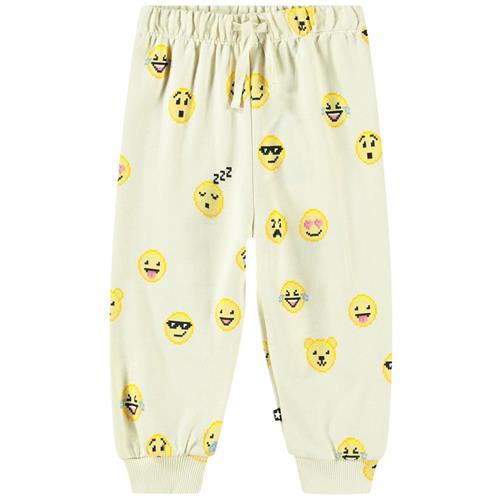 Se Molo GOTS Simeon Joggingbukser Happy Pixels |  | 74 cm ved Babyshop