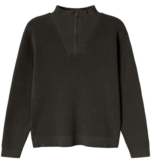 Se Name It Bluse - Strik - Noos - NkmNesolle - Sort ved KidsWorld